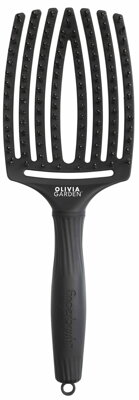 OLIVIA GARDEN Finger Brush kefa masážna 8-radová veľká čierna